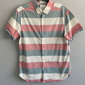 CACTUS MAN- Red white & blue button up- Size medium